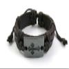 1 Piece Women's Men's Fashion Strand Bracelet 1034 Sign Cross Leather Braided Adjustable view 1