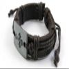 1 Piece Women's Men's Fashion Strand Bracelet 1034 Sign Cross Leather Braided Adjustable view 2
