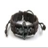 1 Piece Women's Men's Fashion Strand Bracelet 1037 Love Flower Leather Braided Adjustable view 1