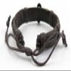 1 Piece Women's Men's Fashion Strand Bracelet 1037 Love Flower Leather Braided Adjustable view 3