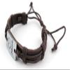 1 Piece Women's Men's Fashion Strand Bracelet 1059 Love Heart Leather Braided Adjustable view 2