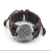 1 Piece Women's Men's Fashion Strand Bracelet 1072 Sign Gecko Leather Braided Adjustable view 1