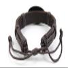 1 Piece Women's Men's Fashion Strand Bracelet 1072 Sign Gecko Leather Braided Adjustable view 3