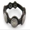 1 Piece Women's Men's Fashion Strand Bracelet 2088B Dove Sign Leather Braided Adjustable view 1