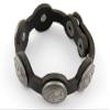 1 Piece Women's Men's Fashion Strand Bracelet 2088B Dove Sign Leather Braided Adjustable view 2