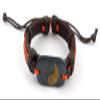 1 Piece Women's Men's Fashion Strand Bracelet 3013 Taiji Sign Leather Braided Adjustable view 1