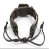 1 Piece Women's Men's Fashion Strand Bracelet 3028 Maple Leaf Leather Braided Adjustable view 3
