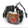 1 Piece Women's Men's Fashion Strand Bracelet 4013 Lover Heart Strip Leather Braided Adjustable view 1