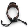 1 Piece Women's Men's Fashion Strand Bracelet 4023 Butterfly Peace Sign Leather Braided Adjustable view 3