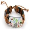 1 Piece Women's Men's Fashion Strand Bracelet 4024 Patterns Sign Leather Braided Adjustable view 1