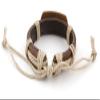1 Piece Women's Men's Fashion Strand Bracelet 4031 Nature Sign Leather Braided Adjustable view 3