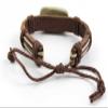 1 Piece Women's Men's Fashion Strand Bracelet 5001 Tribe Hieroglyph Strip Leather Braided Adjustable view 3