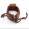 1 Piece Women's Men's Fashion Strand Bracelet 5003 Love Hearts Sign Leather Braided Adjustable view 3