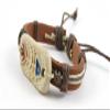 1 Piece Women's Men's Fashion Strand Bracelet 5005 Tribe Style Fish Bone Leather Braided Adjustable view 2