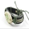 1 Piece Women's Men's Fashion Strand Bracelet 5007 Tribe Style Maple Leaf Leather Braided Adjustable view 2