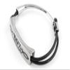 1 Piece Women's Men's Fashion Strand Bracelet 6003 Christian Strip Leather Braided Adjustable view 2