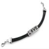 1 Piece Women's Men's Fashion Strand Bracelet 6019 LOVE Strip Leather Braided Adjustable view 3