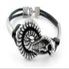 1 Piece Women's Men's Fashion Strand Bracelet 6052 Cobra Leather Braided Adjustable view 1