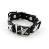 1 Piece Women's Men's Fashion Strand Bracelet 7010 Stars Leather Braided Adjustable view 1