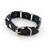 1 Piece Women's Men's Fashion Strand Bracelet 7015 R Wing Shield Leather Braided Adjustable view 2