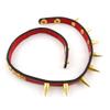 1 Piece Women's Men's Fashion Strand Bracelet 7025B Golden Rivets Studs Leather Braided Adjustable view 3