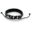 1 Piece Women's Men's Fashion Strand Bracelet 8006W Weave Plait Leather Braided Adjustable view 3