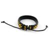 1 Piece Women's Men's Fashion Strand Bracelet 8007Y Weave Plait Leather Braided Adjustable view 3