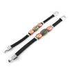 1 Pair Women's Men's Fashion Strand Bracelet 9013 Beads Lovers Pair Leather Braided Adjustable view 3