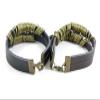 1 Pair Women's Men's Fashion Strand Bracelet 9019 Rings Key Lock A Pair Leather Braided Adjustable view 3