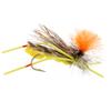 The Fly Fishing Place Feth Hopper Yellow Foam Body High Visibility Grasshopper Dry Fly - 6 Flies - Hook Size 10 view 2