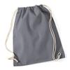 Westford Mill Cotton Lightweight Draw String Gym Sac Bag - Bright Royal view 1