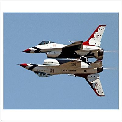HSE USAF Thunderbirds F16 Fighting Falcons Poster 24X36 Elite Precision Flying
