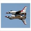 HSE USAF Thunderbirds F16 Fighting Falcons Poster 24X36 Elite Precision Flying view 1