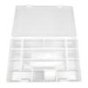 2 Pieces Clear Beads Tackle Box 309 Fishing Lure Jewelry Nail Art Small Parts Display Plastic transparent Case Storage Organizer Containers view 1
