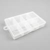 10 Pieces Clear Beads Tackle Box 012 Fishing Lure Nail Art Small Parts Plastic transparent Case Storage Organizer Containers kisten boxen boite view 2