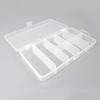 10 Pieces Clear Beads Tackle Box 031 Fishing Lure Jewelry Nail Art Small Parts Display Plastic transparent Case Storage Organizer Containers view 3
