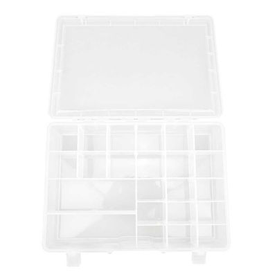 1 Piece Clear Beads Tackle Box 306 Fishing Lure Nail Art Small Parts Plastic transparent Case Storage Organizer Containers kisten boxen boite