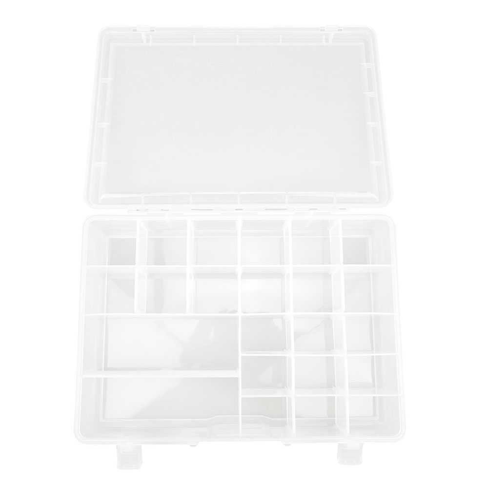 1 Piece Clear Beads Tackle Box 306 Fishing Lure Nail Art Small Parts Plastic transparent Case Storage Organizer Containers kisten boxen boite