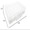 1 Piece Clear Beads Tackle Box 306 Fishing Lure Nail Art Small Parts Plastic transparent Case Storage Organizer Containers kisten boxen boite view 4