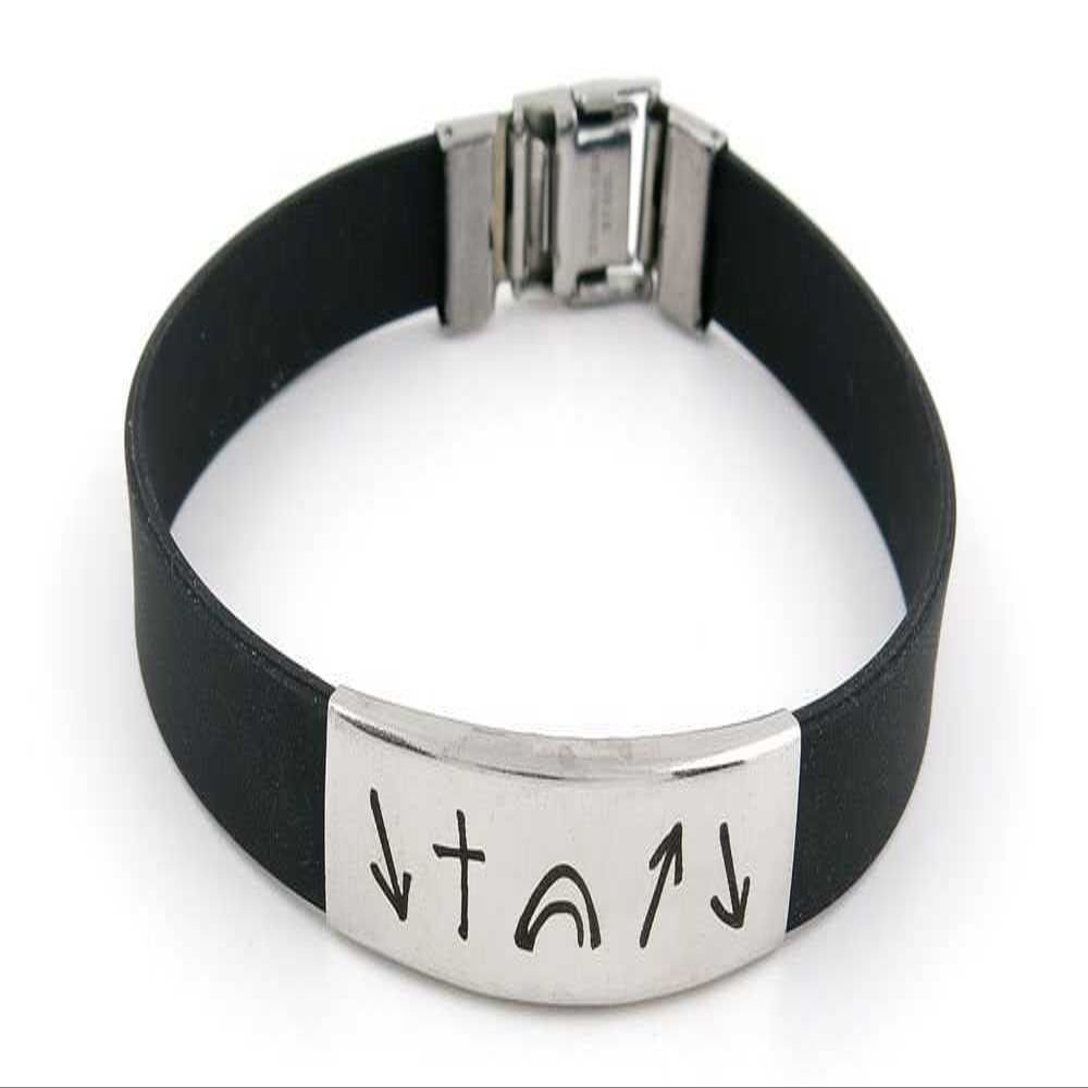 1 Piece Women's Men's Fashion Strand Bracelet Leather Handmade 1078 Direction Symbols Braided Bangle