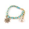 1 Piece Women's Men's Fashion Strand Bracelet Leather Handmade 8062 Rudder Heart Braided Bangle view 2