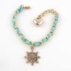 1 Piece Women's Men's Fashion Strand Bracelet Leather Handmade 8062 Rudder Heart Braided Bangle view 3