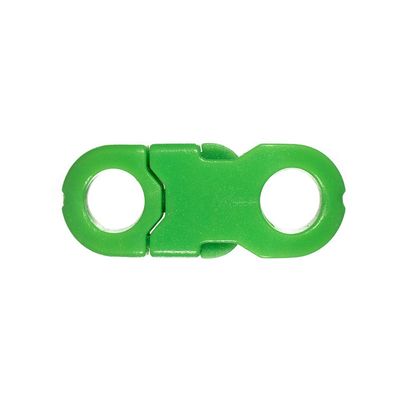 Paracord Planet Breakaway Side Release Buckles - 5 mm Diameter (Green, 10-Pack)