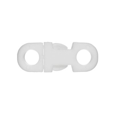 Paracord Planet Breakaway Side Release Buckles - 5 mm Diameter (White, 20-Pack)