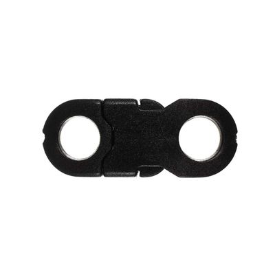 Paracord Planet Breakaway Side Release Buckles - 5 mm Diameter (Black, 5-Pack)