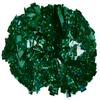 Chasse Holographic Cheerleading Pom Poms - Shiny Metallic Foil Cheer Pom with Baton Handle for Dance Sports Celebrations (Single, Crystal Dark Green) view 1