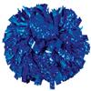 Chasse Holographic Cheerleading Pom Poms - Shiny Metallic Foil Cheer Pom with Baton Handle for Dance Sports Celebrations (Single, Crystal Royal) view 1