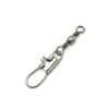 210 Pieces Test 10kg Cross Lock ID005-14 Swivel Fishing Tackle Fly Rings Coast Lock Snap Solid Ring Rolling Coastlock Sea Hooks Lures Ball Bearing Peche Pivot view 3