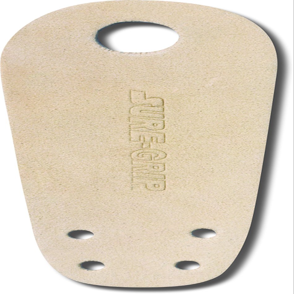 Sure-Grip Leather Roller Skate Toe Guards - Durable Protection & Universal Fit - Comes in Options - Ideal for Skating Maintenance & Personalization - Sold in Pairs (Tan)
