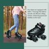 Sure-Grip Rebel Derby Roller Skates for Men & Women - 62mm Fugitive Polyurethane Wheels - Super X Plate Extended Support for Larger Sizes - Suitable for Indoor & Outdoor Skating - Beginner Friendly view 2